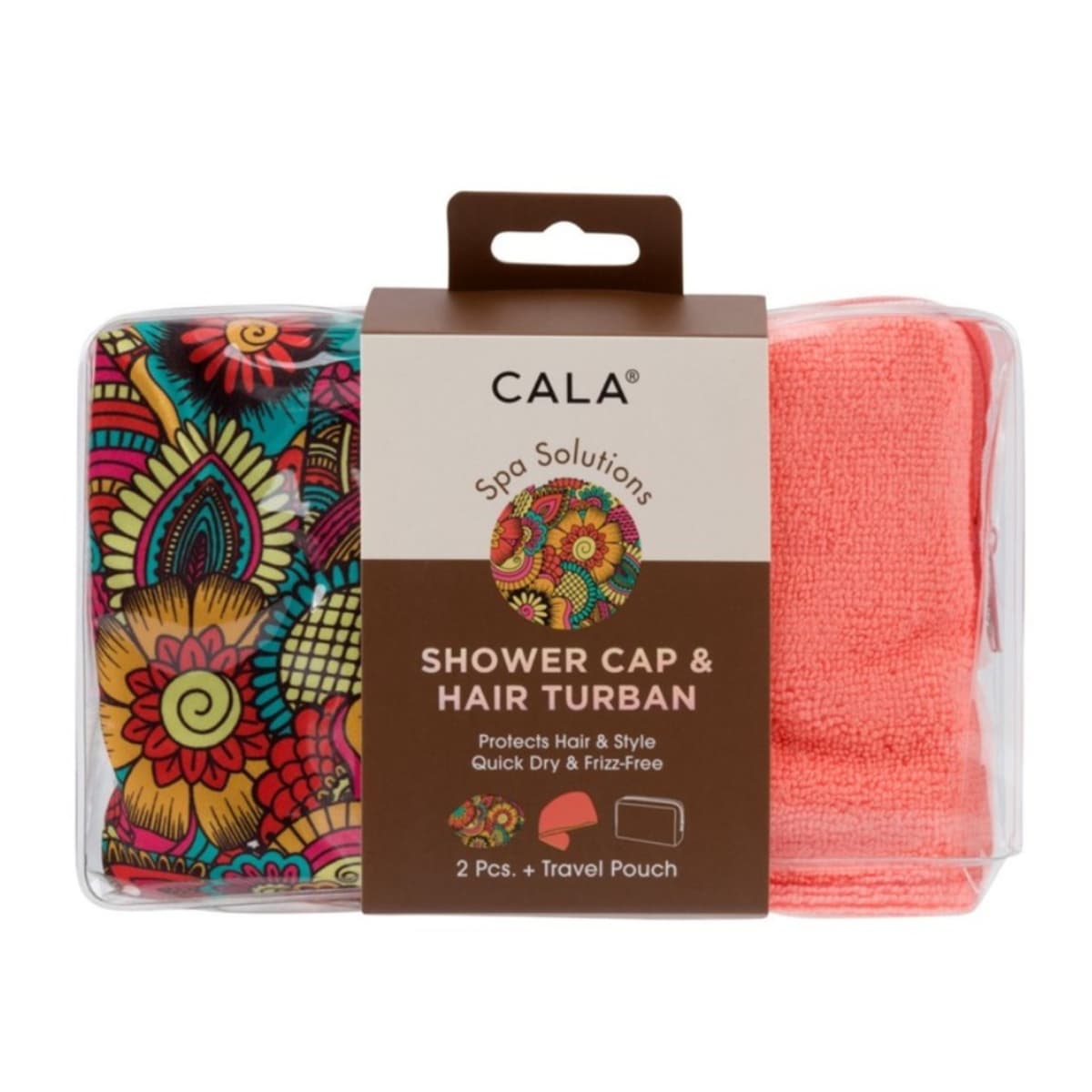 Cala Shower Cap&Hair Turban - Flower Power