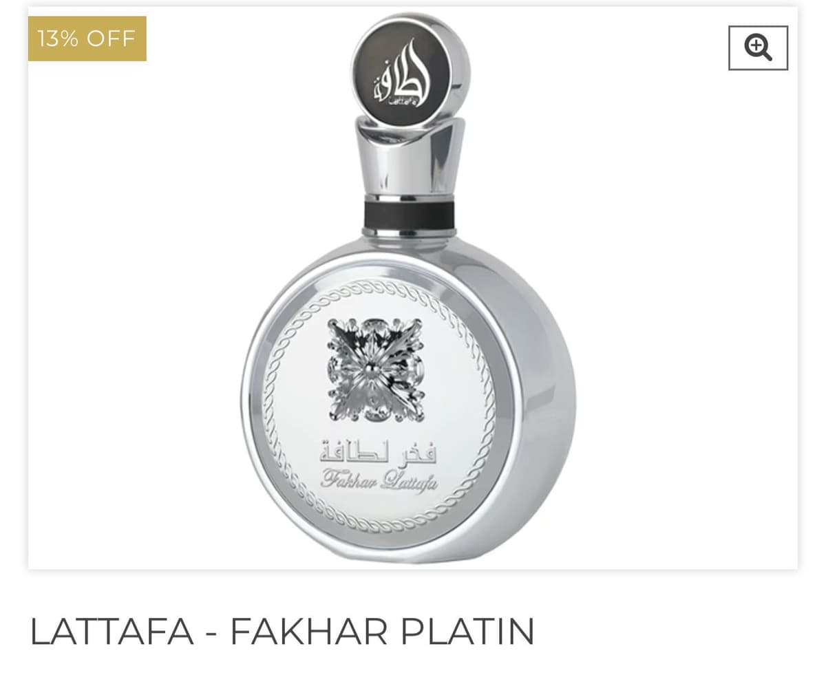 Lattafa Fakhar Platin Eau de Parfum