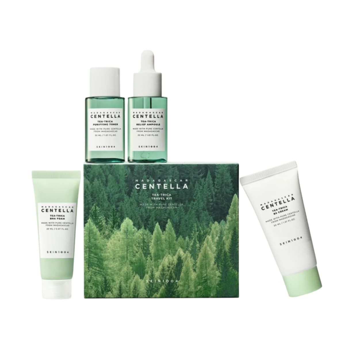 Skin1004 Madagascar Centella Tea-Trica Travel Kit