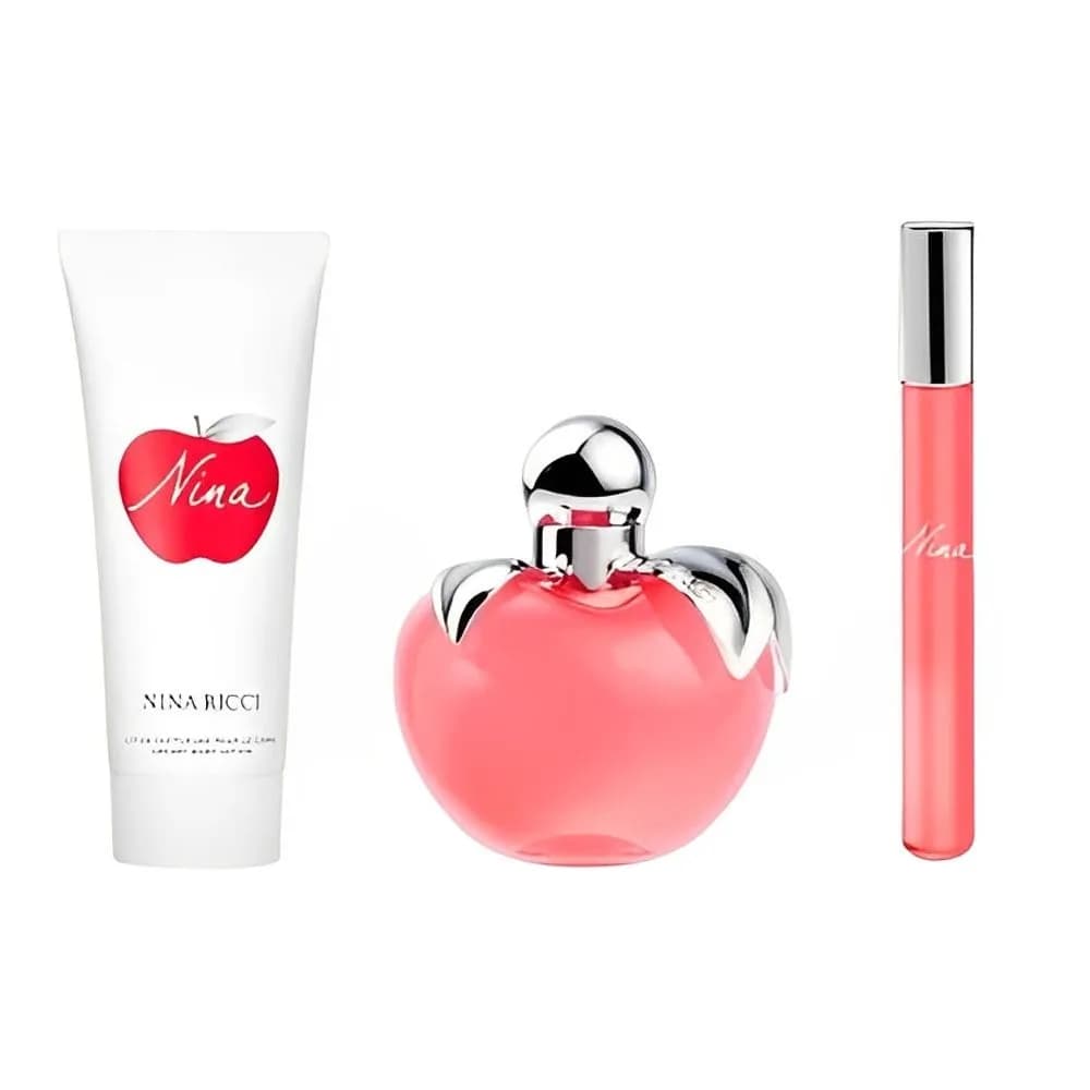Nina Ricci Kit Lp Eau de Toilette 80ml+Bl75+Rollon10ml